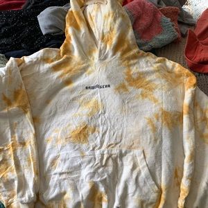 Raw gear tye dye hoodie